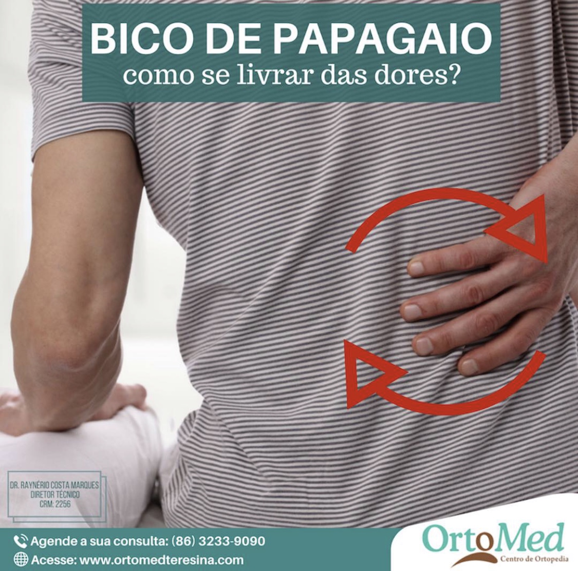 Entenda mais sobre a osteofitose: famosa bico de papagaio