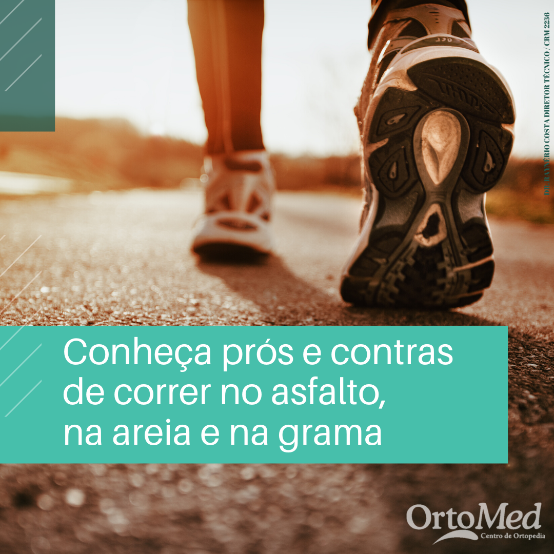 Corrida na areia, asfalto ou grama? 