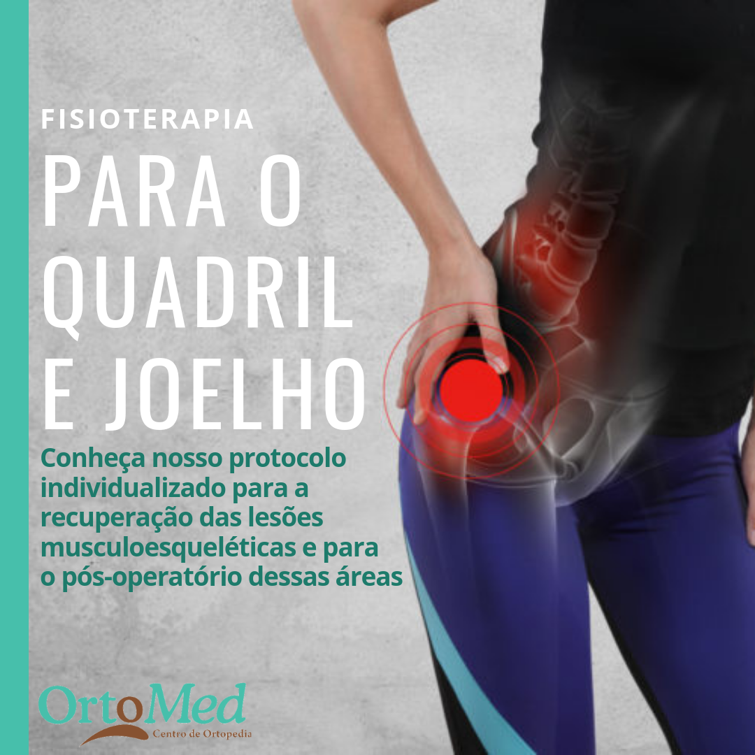 Ortomed tem nova fisioterapia focada em quadril e joelhos