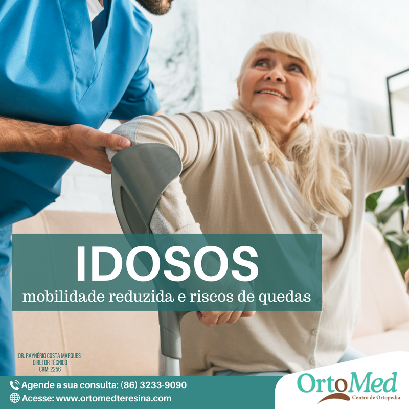 No Dia do Idoso, alertamos para riscos de quedas nessa fase da vida