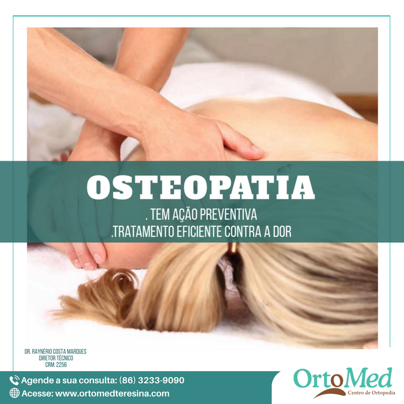 Terapia Manual está disponível na Ortomed